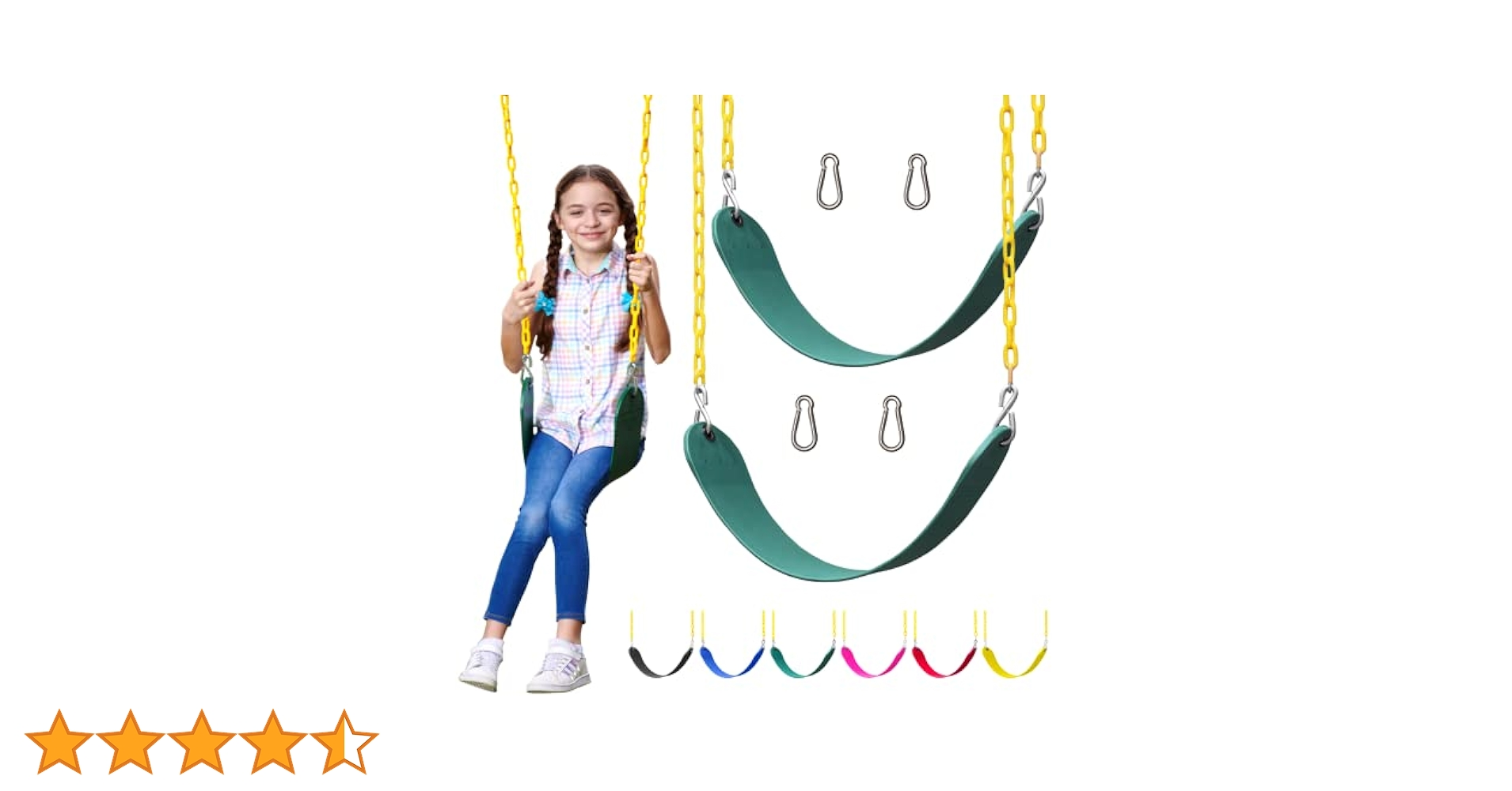 KINGDOM（1〜58）SET Jungle Gym Kingdom Swing Seat Replacement Kit - 2 Pack